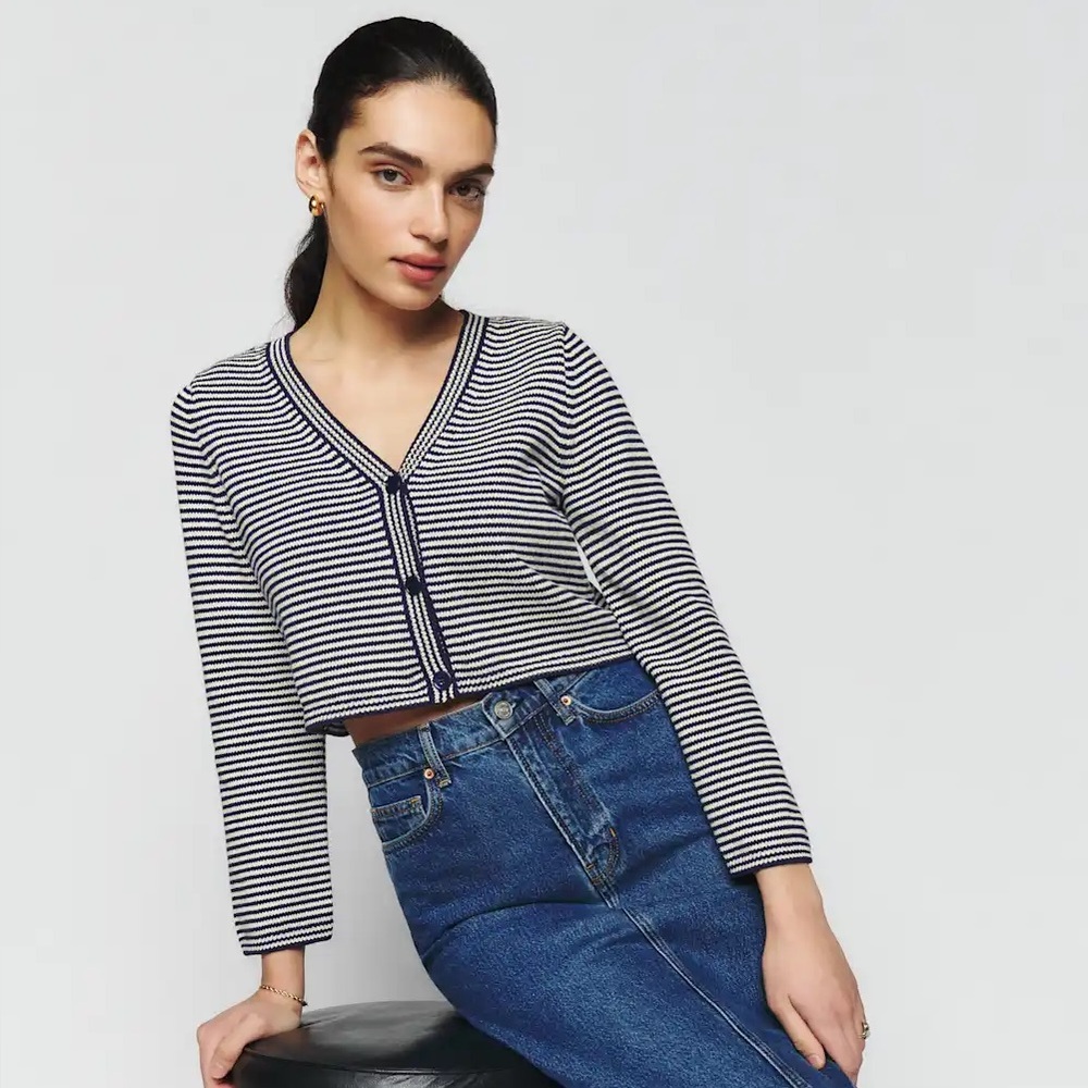 Reformation Justine Cotton Cardigan